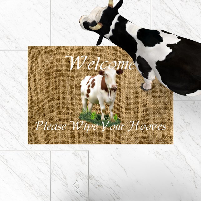 Felpudo Limpiar la vaca de sus cascos (Subido por el creador)