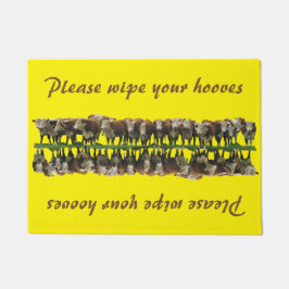 Felpudo Limpie sus enganches - ganado