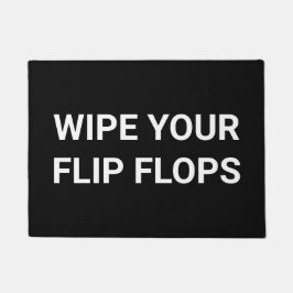 Felpudo Limpie sus flips-flopes