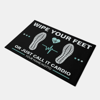 Felpudo Limpie sus pies para los amantes del gimnasio, gim