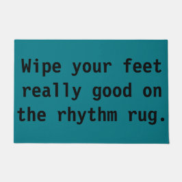 Felpudo Limpie sus pies realmente buenos en la manta del