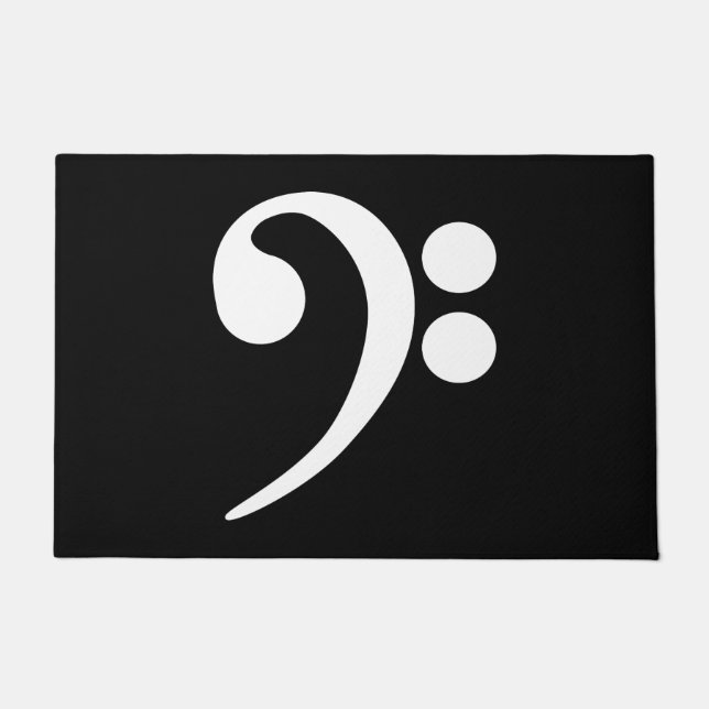 Felpudo Limpieza de trasero blanco (Anverso)