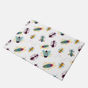 Felpudo lindos bichos insectos doormat