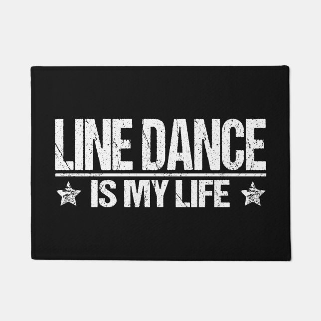 Felpudo Line Dance Western dance is my life (Anverso)