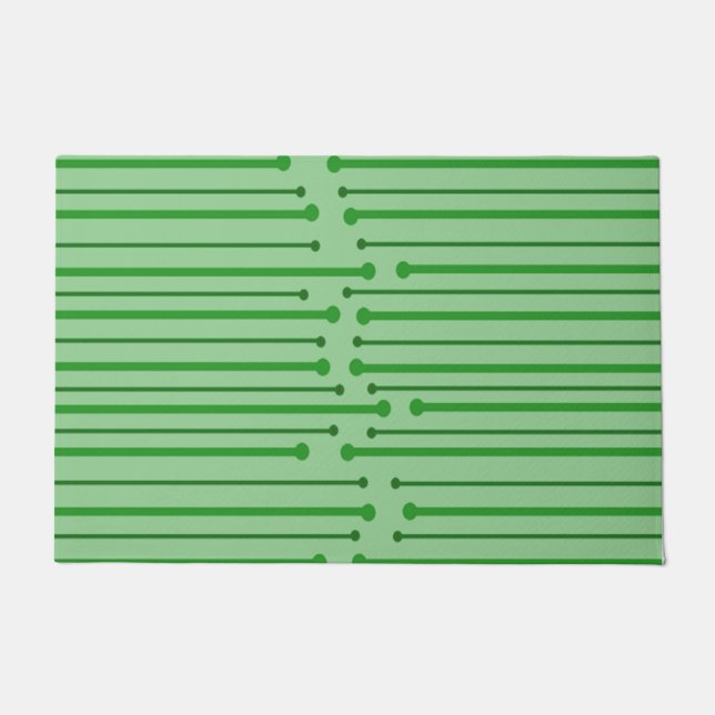 Felpudo Líneas inspiradas en MCM  (Anverso)