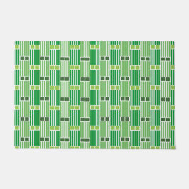 Felpudo Líneas verdes y cajas