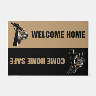 Felpudo Lineman Present, La Mejor Bienvenida