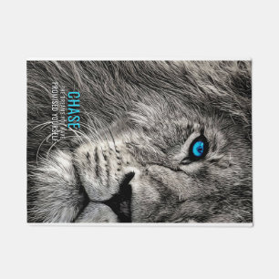 Felpudo Lion Chase Your Dreams