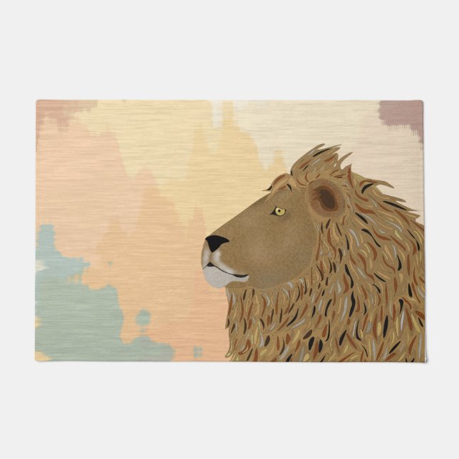 Felpudo Lion Doormat (Anverso)