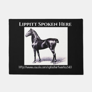 Felpudo "Lippitt Spoken Here" Doormat