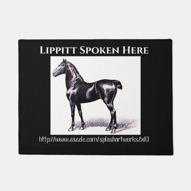 Felpudo "Lippitt Spoken Here" Doormat (Anverso)