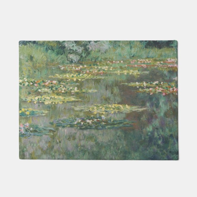 Felpudo Lirio acuático Claude Monet (Anverso)