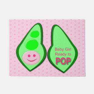 Felpudo Listo para pop Girl Pea Rosa