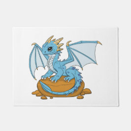 Felpudo Little Blue Dragon