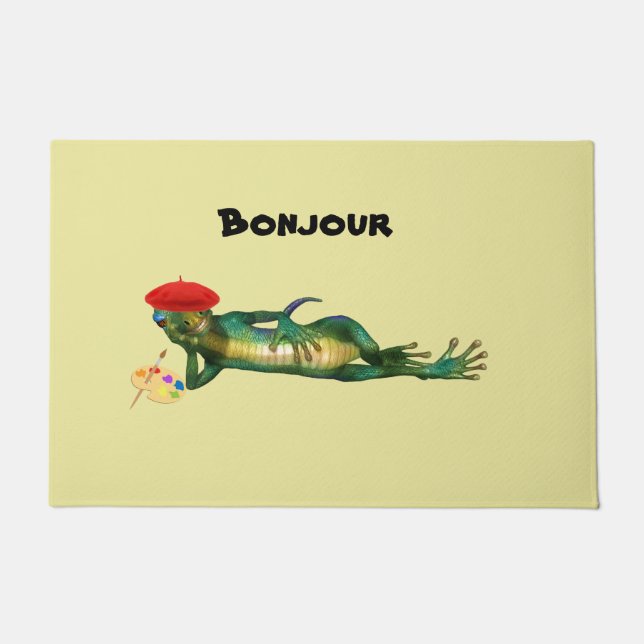 Felpudo Lizard Artist Doormat (Anverso)