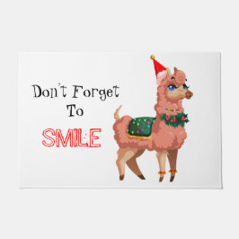 Felpudo llama en Navidades