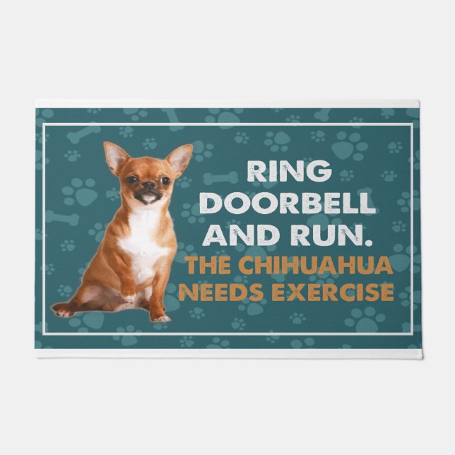 Felpudo Llamar A La Tapa Y Hacer Ejercicio De Las Necesida (Anverso)