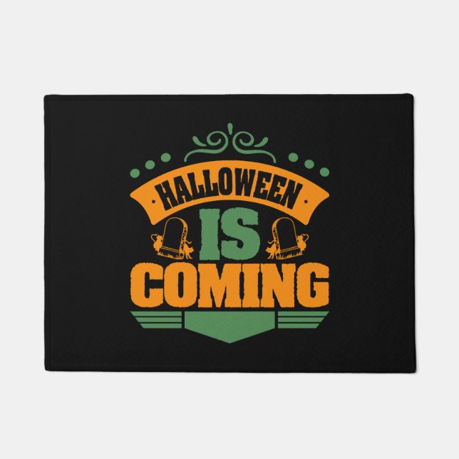 Felpudo Llega Halloween (Anverso)