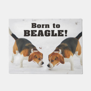Felpudo Llevado al beagle