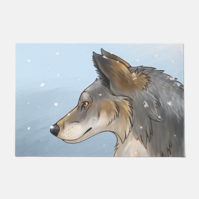 Felpudo Lobo del Noroeste (Anverso)