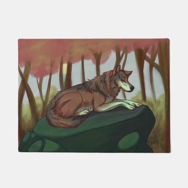 Felpudo Lobo europeo (Anverso)