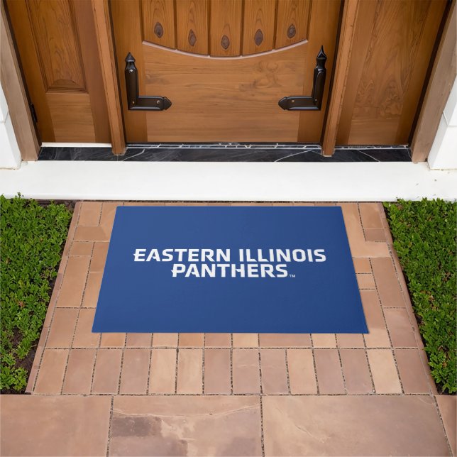 Felpudo Logo de Eastern Illinois Panthers (Exterior)