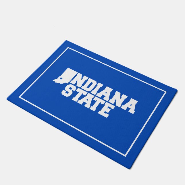 Felpudo Logo del estado de Indiana (Angular)