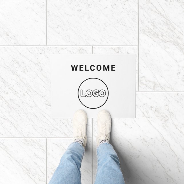 Felpudo Logo Empresarial Estilo Doormat profesional modern (Interior)