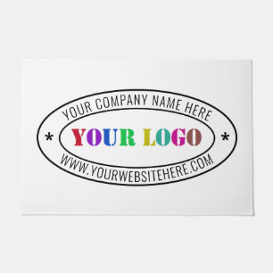 Felpudo Logotipo de la empresa personalizado y envíe un me