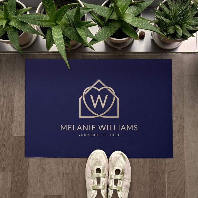 Felpudo Logotipo de promotor de bienes raíces modernos (Subido por el creador)