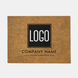 Felpudo Logotipo Empresa Faux Coir