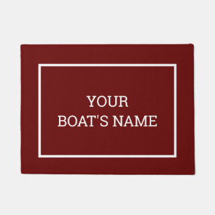 Felpudo Logotipo personalizado Doormat Brown