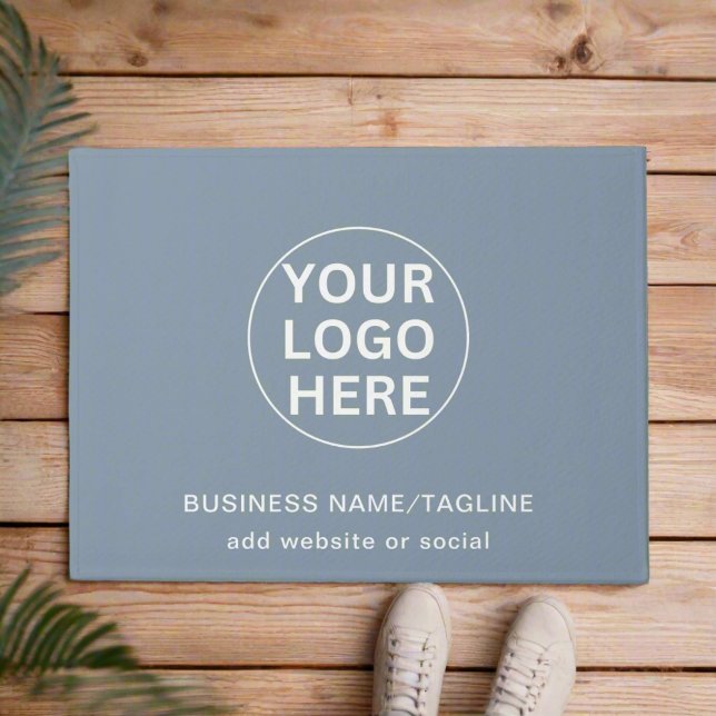 Felpudo Logotipo personalizado y texto l Bienvenida Dusty  (Subido por el creador)