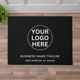 Felpudo Logotipo personalizado y texto l Bienvenida Promoc