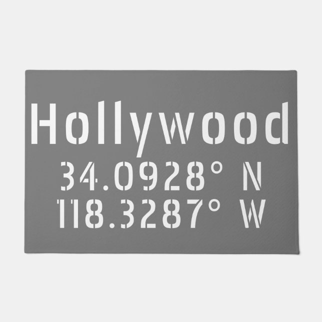 Felpudo Longitud de Hollywood Latitude (Anverso)