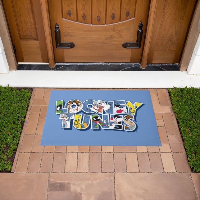 Felpudo LOONEY TUNES™ Characters in Lettering (Exterior)