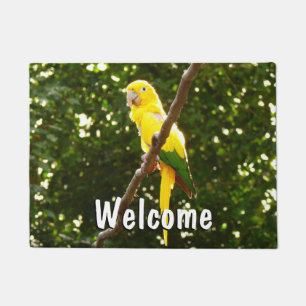 Felpudo Loro amarillo