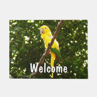 Felpudo Loro amarillo