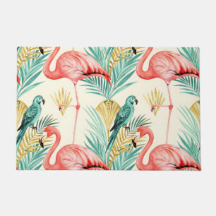 Felpudo Loro Flamenco Tropical Jungla