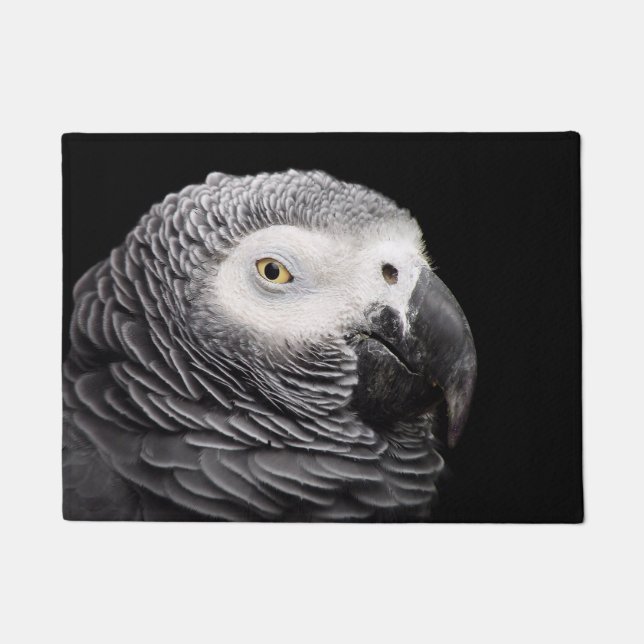 Felpudo Loro gris africano (Anverso)