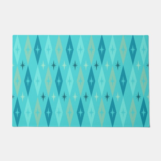 Felpudo Los diamantes atómicos de los años 1950 son estrel (Anverso)