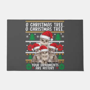 Felpudo Los gatos Navidades Shirny Ornaments Familia Pajam