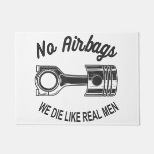 Felpudo Los hombres aceleran el Carreras, el coche deporti