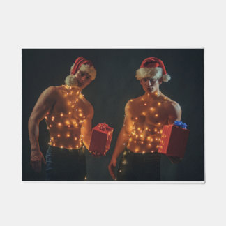 Felpudo Los Hombres Calientes Pose Sexy Shirless Muscular 