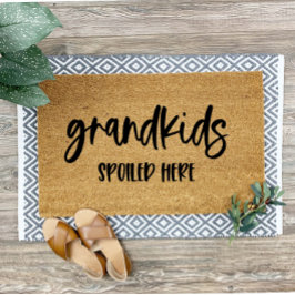 Felpudo Los nietos se asustaron aquí Los abuelos son bienv