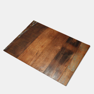 Felpudo Los paneles de madera