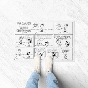 Felpudo Los Recuerdos de Charlie Brown en el hongo del lan