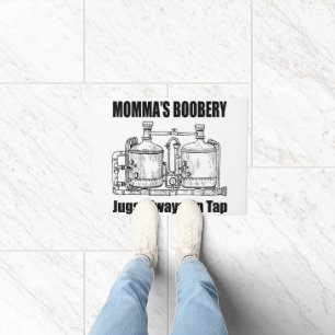 Felpudo Los saltos de boobery de mamá siempre en juego