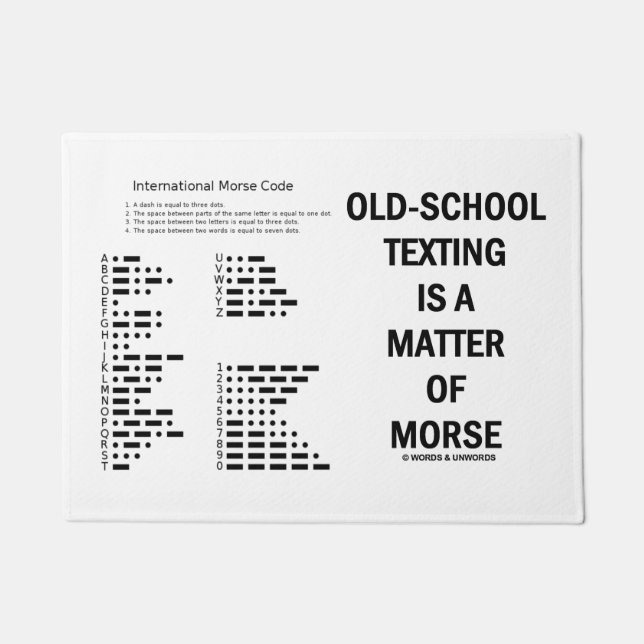 Felpudo Los Textos De La Vieja Escuela Son Una Cuestión De (Anverso)