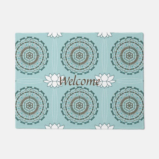 Felpudo Lotus Weave Doormat (Anverso)